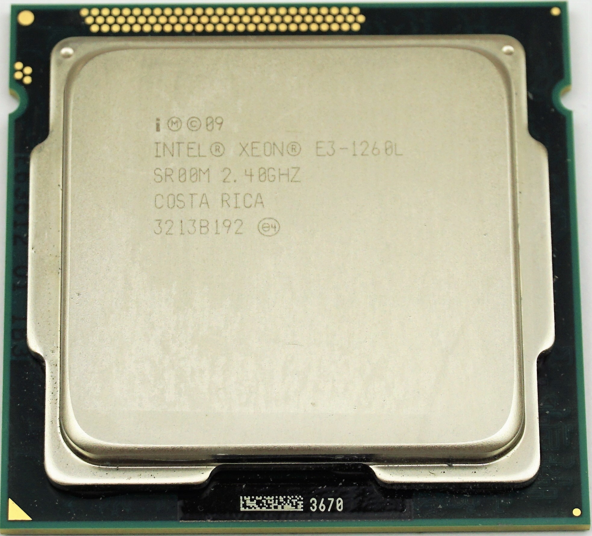 Intel Xeon E3-1260L E3 1260L E3 1260 L 2.4 GHz Quad-Core Eight-Core 45W CPU Processor LGA 1155