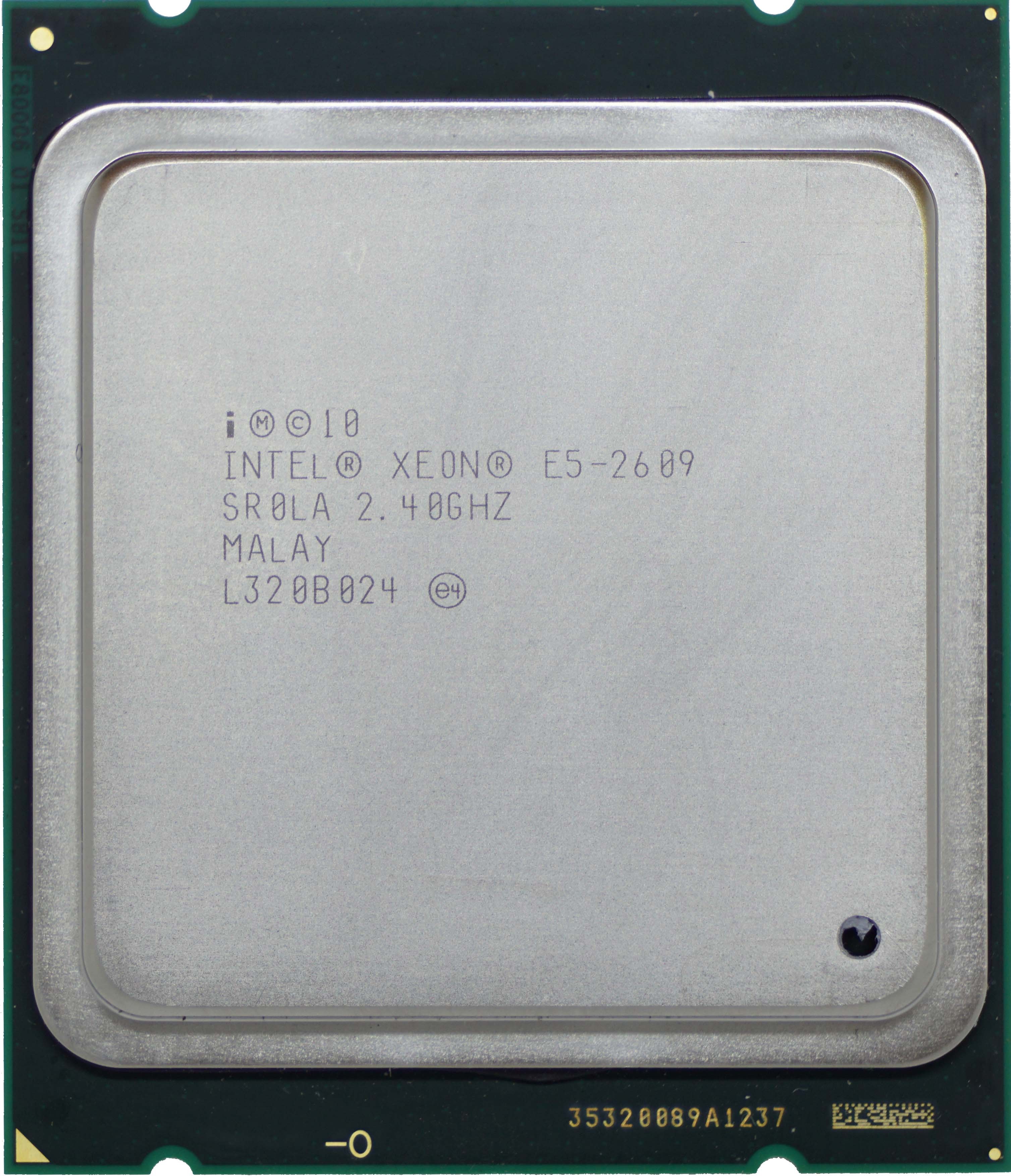 Intel Xeon E5-2609 V1 (SR0LA) 2.40GHz 4-Core  LGA2011 80W 10MB CPU CPU0000299