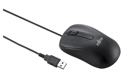 Fujitsu M520 Black Optical Mouse 1000dpi - USB New