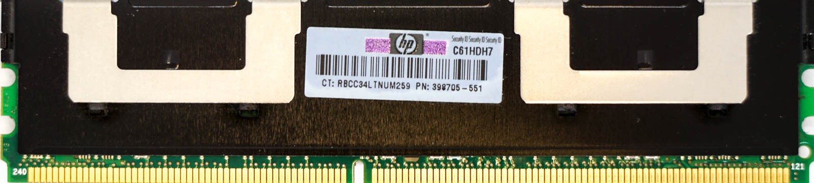 HP (398705-551) - 512MB PC2-5300F (DDR2-667Mhz, 1RX8)