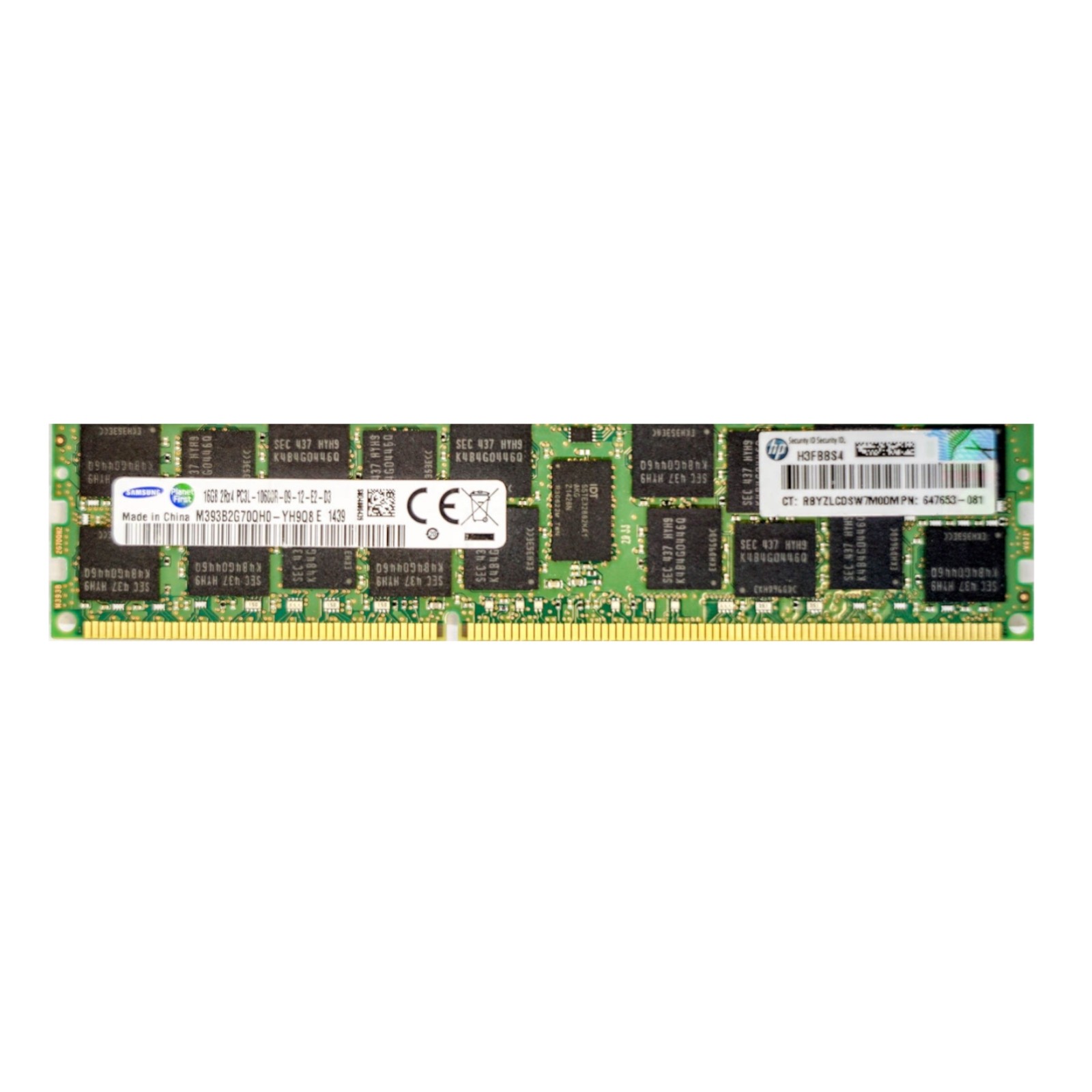 HP (647653-081) - 16GB PC3L-10600R (2RX4, 1333MHz) RAM