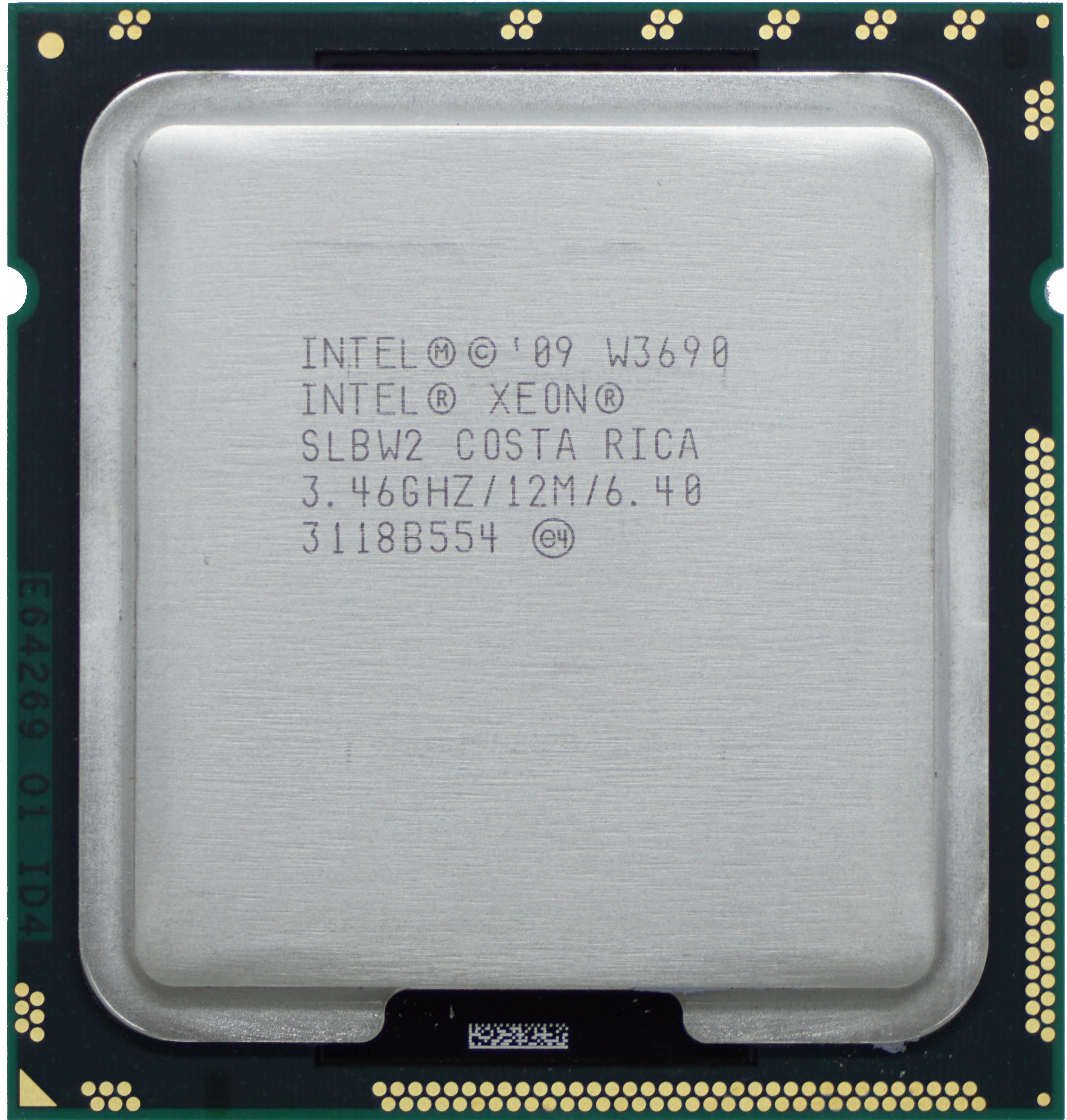 Intel Xeon W3690 (SLBW2) 6-Core 3.46GHz LGA1366 12MB 130W CPU Processor