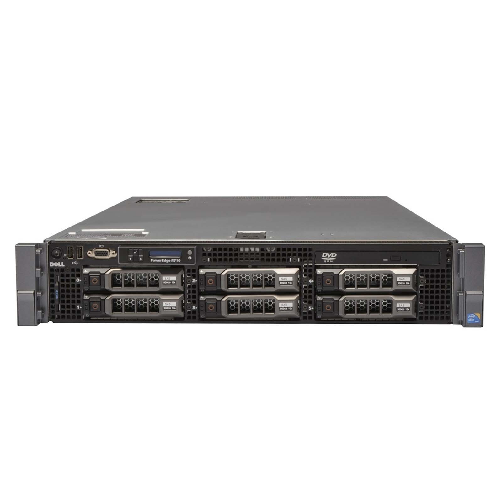 Dell PowerEdge R710 II 6x LFF Hot-Swap SAS & PSU No Ears 2U Barebones Server