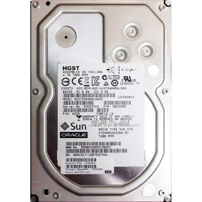 Sun (7066831) - 4TB (LFF 3.5in) SAS-2 6G 7.2K HDD
