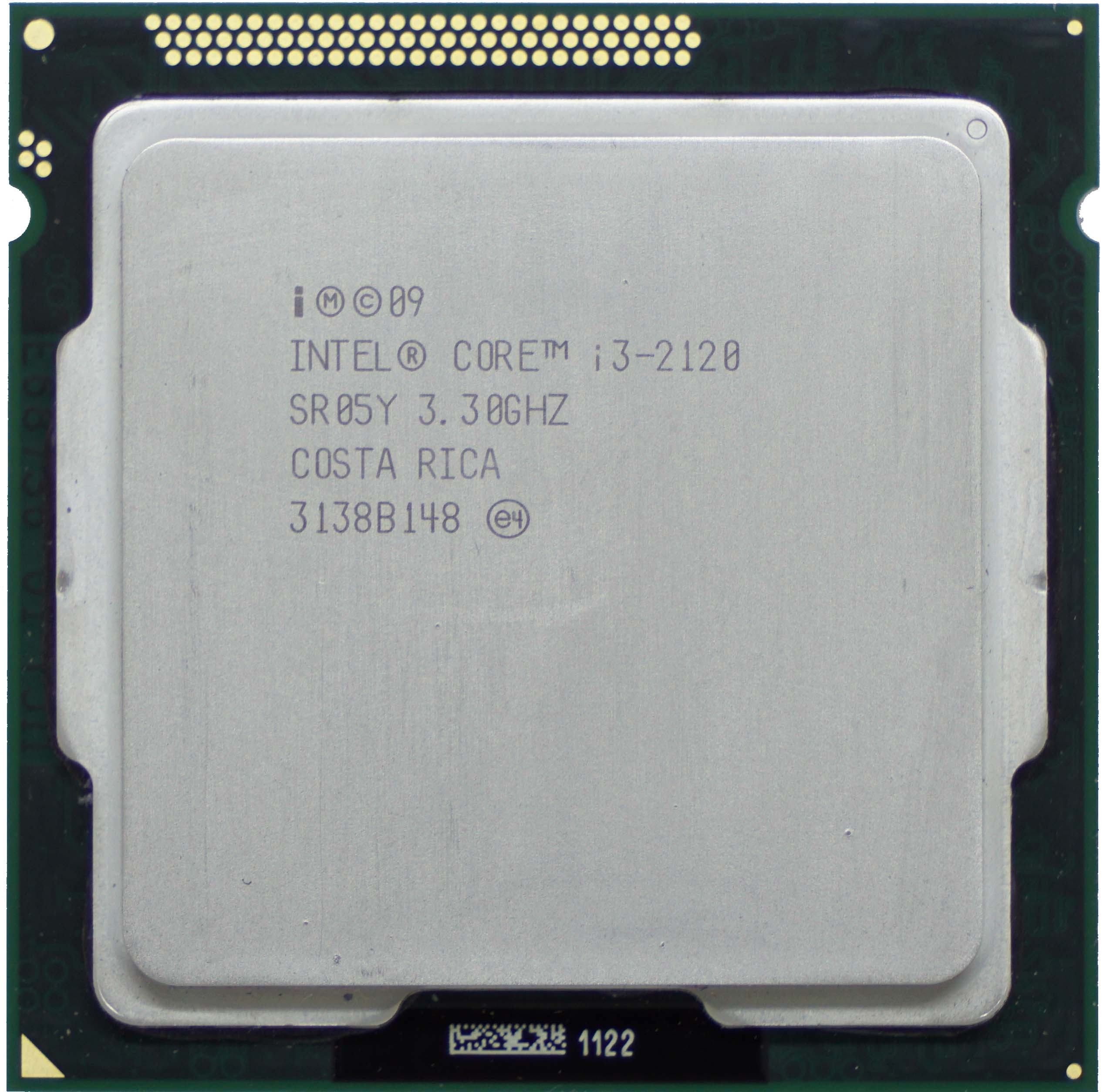 SR05Y Intel Core i3-2120 (SR05Y) 3.30Ghz Dual (2) Core LGA1155 65W CPU