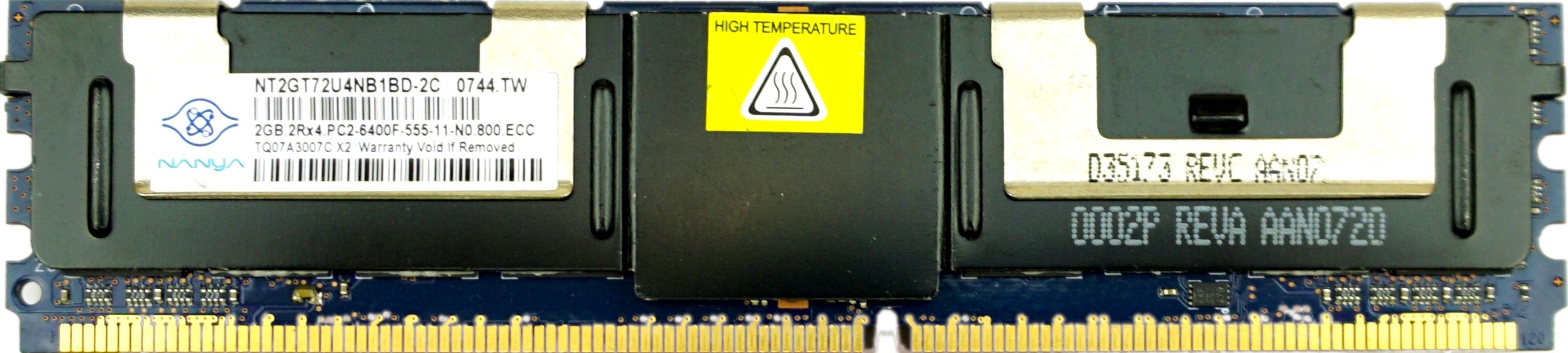 Unbranded - 2GB PC2-6400F (DDR2-800Mhz, 2RX4)