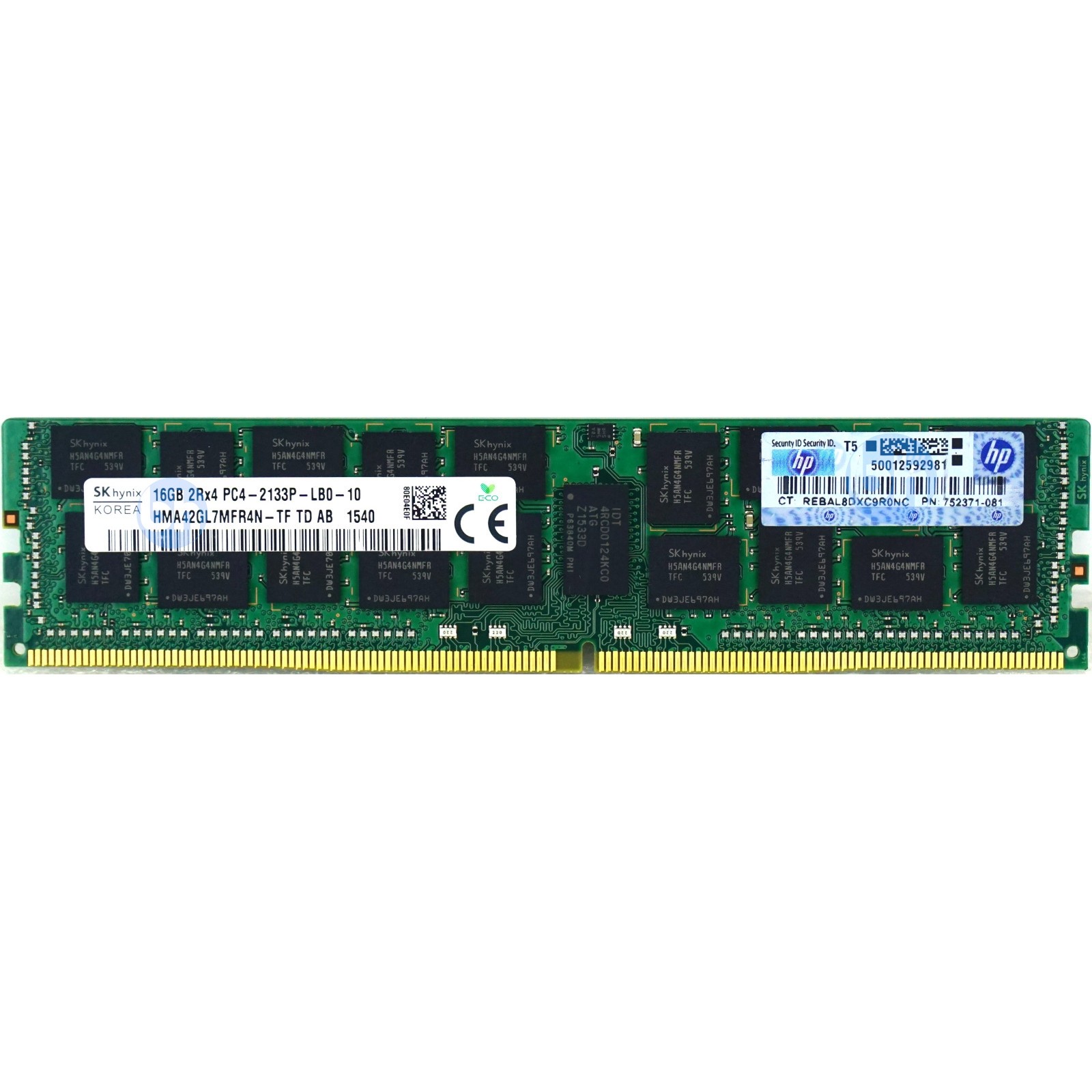 HP (752371-081) - 16GB PC4-17000P-LR (2RX4, DDR4-2133MHz) 774173-001 726720-B21