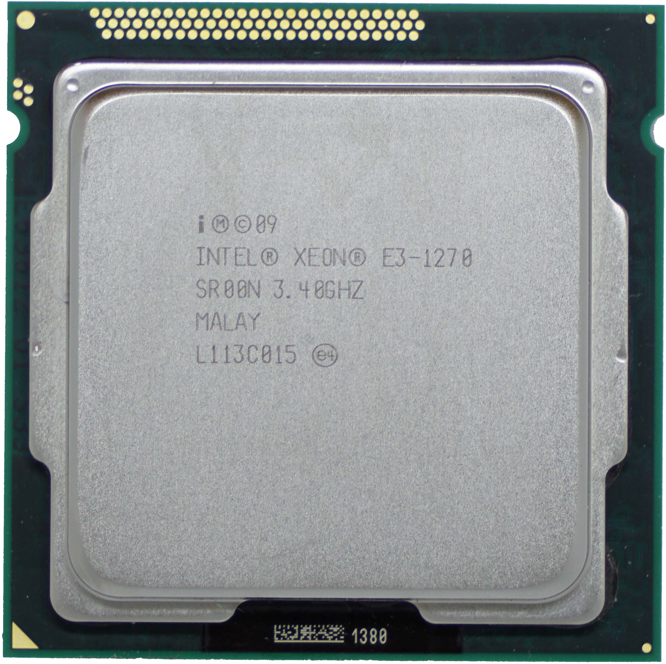 Intel Xeon E3-1270 V1 (SR00N) 3.40Ghz Quad (4) Core LGA1155 80W CPU