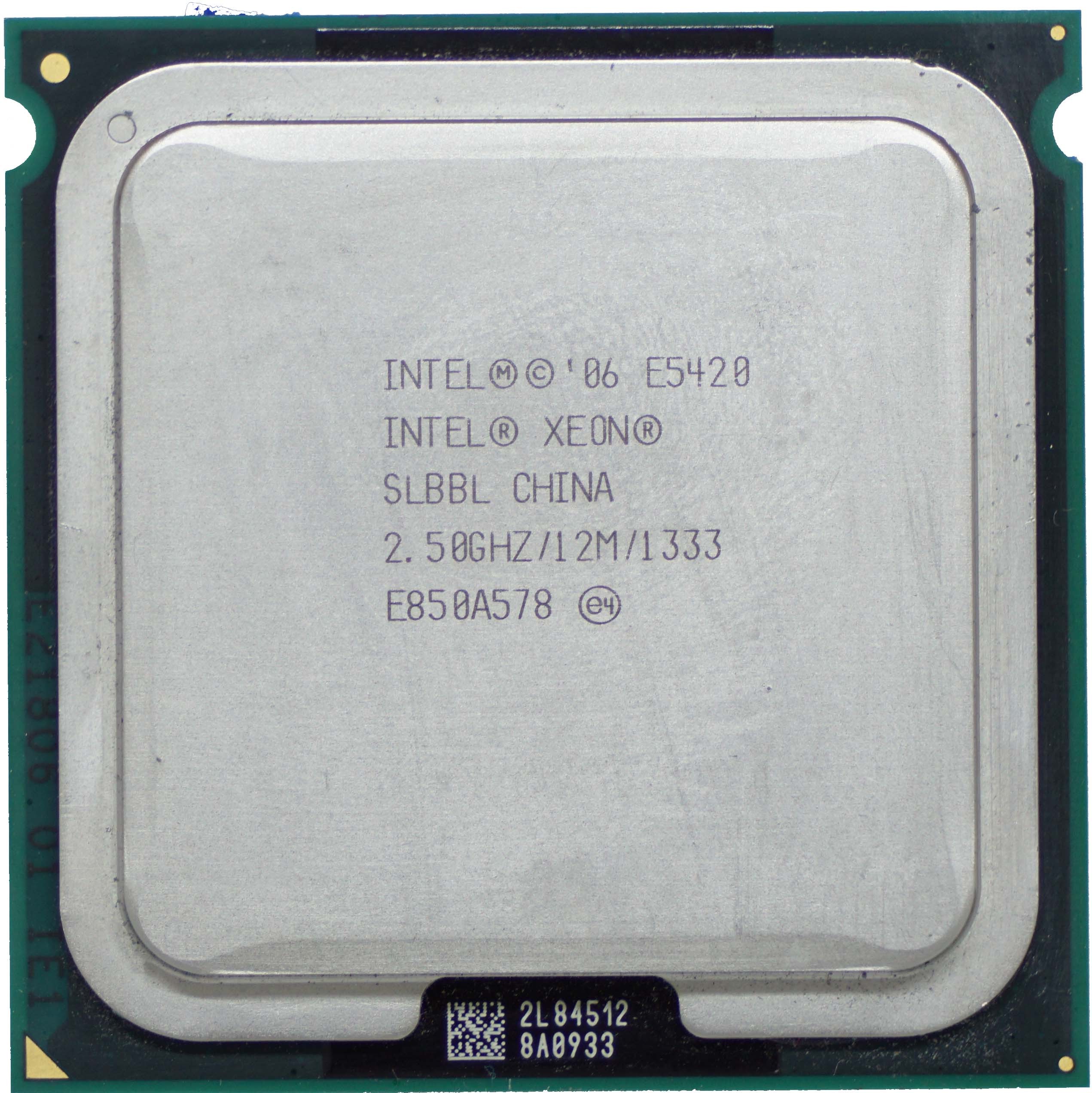 Intel Xeon E5420 (SLBBL) 2.50Ghz Quad (4) Core LGA771 80W CPU