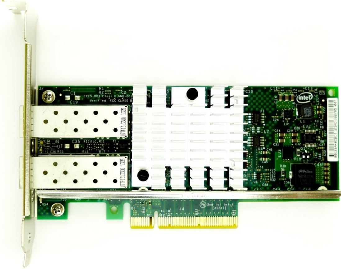 HP NC560SFP+ Dual Port - 10GbE SFP Full Height PCIe-x8 CNA