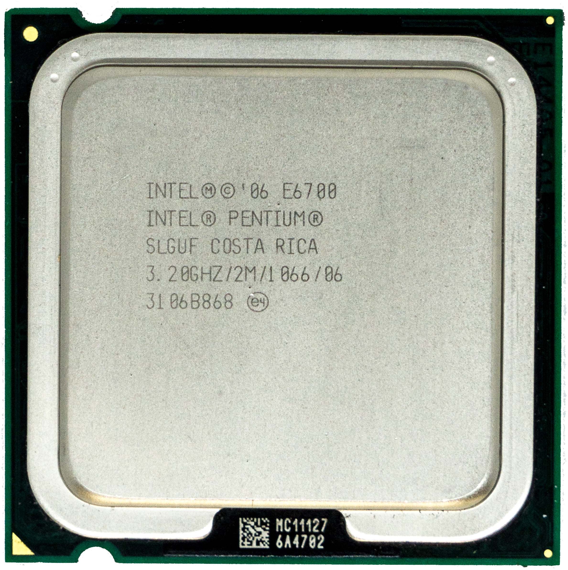 Intel Pentium E6700 (SLGUF) 3.20Ghz Dual (2) Core LGA775 65W CPU