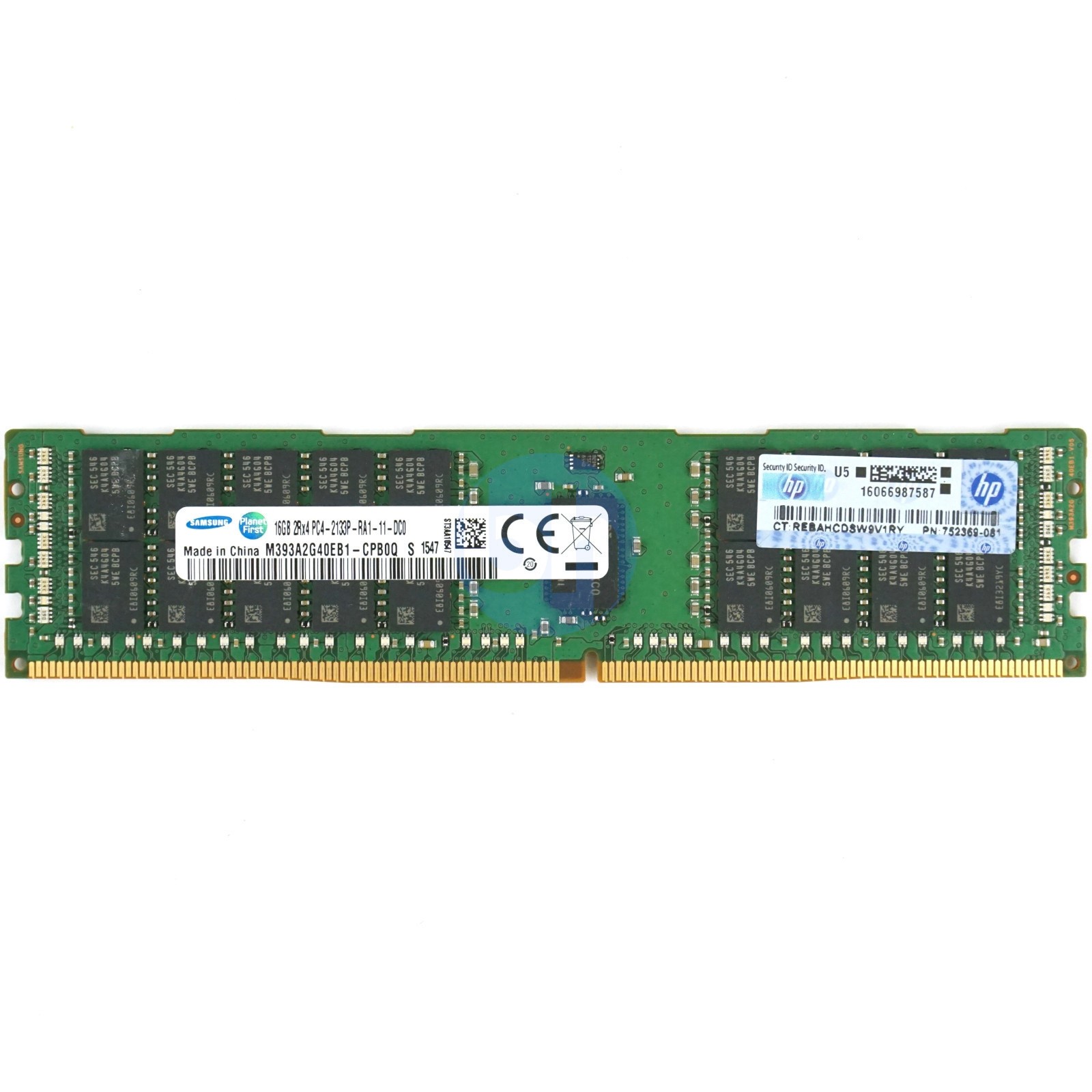 HP (752369-081) - 16GB PC4-17000P-R (2RX4, DDR4-2133MHz) RAM