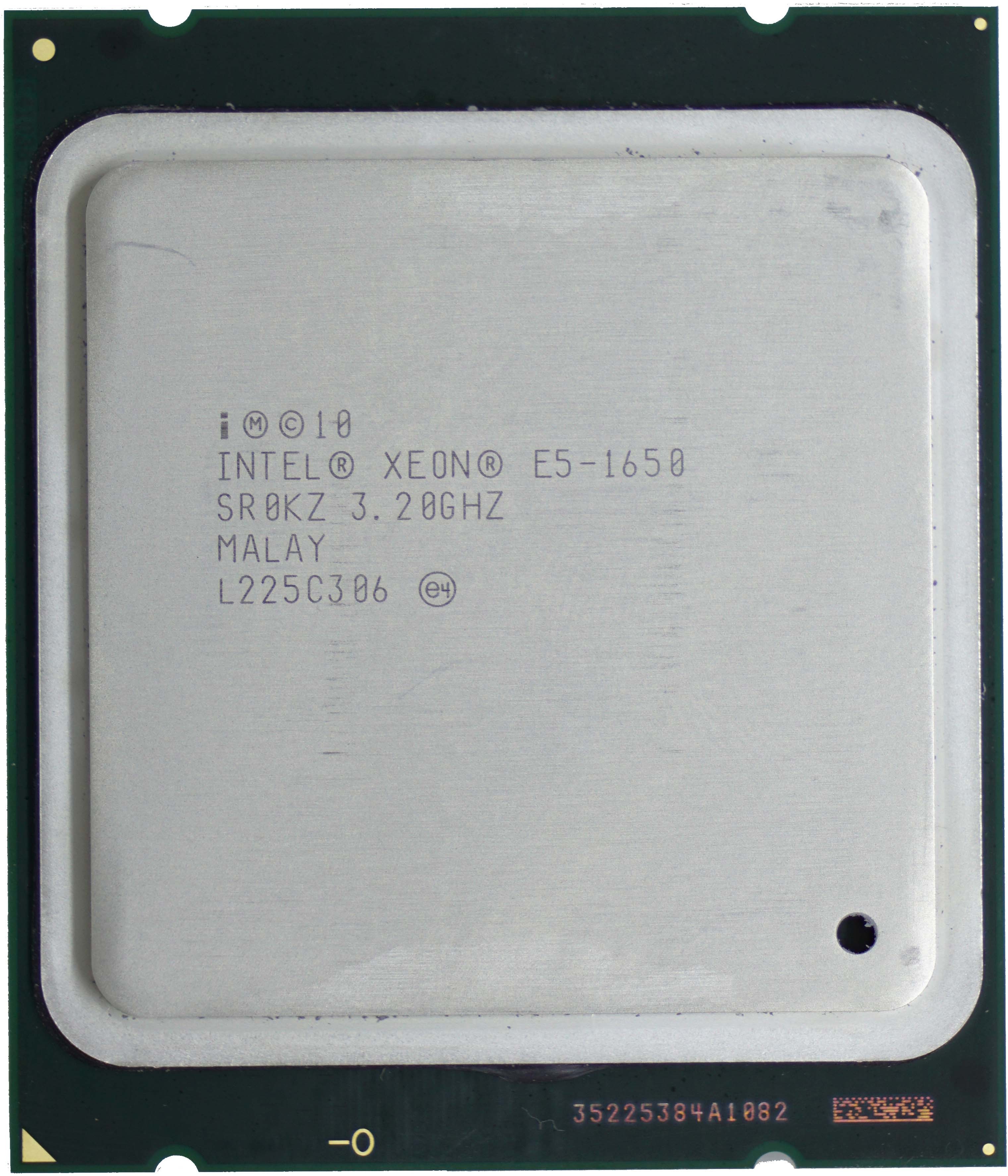 Intel Xeon E5-1650 V1 (SR0KZ) 3.20GHz 6-Core LGA2011 130W 12MB CPU CPU0000295
