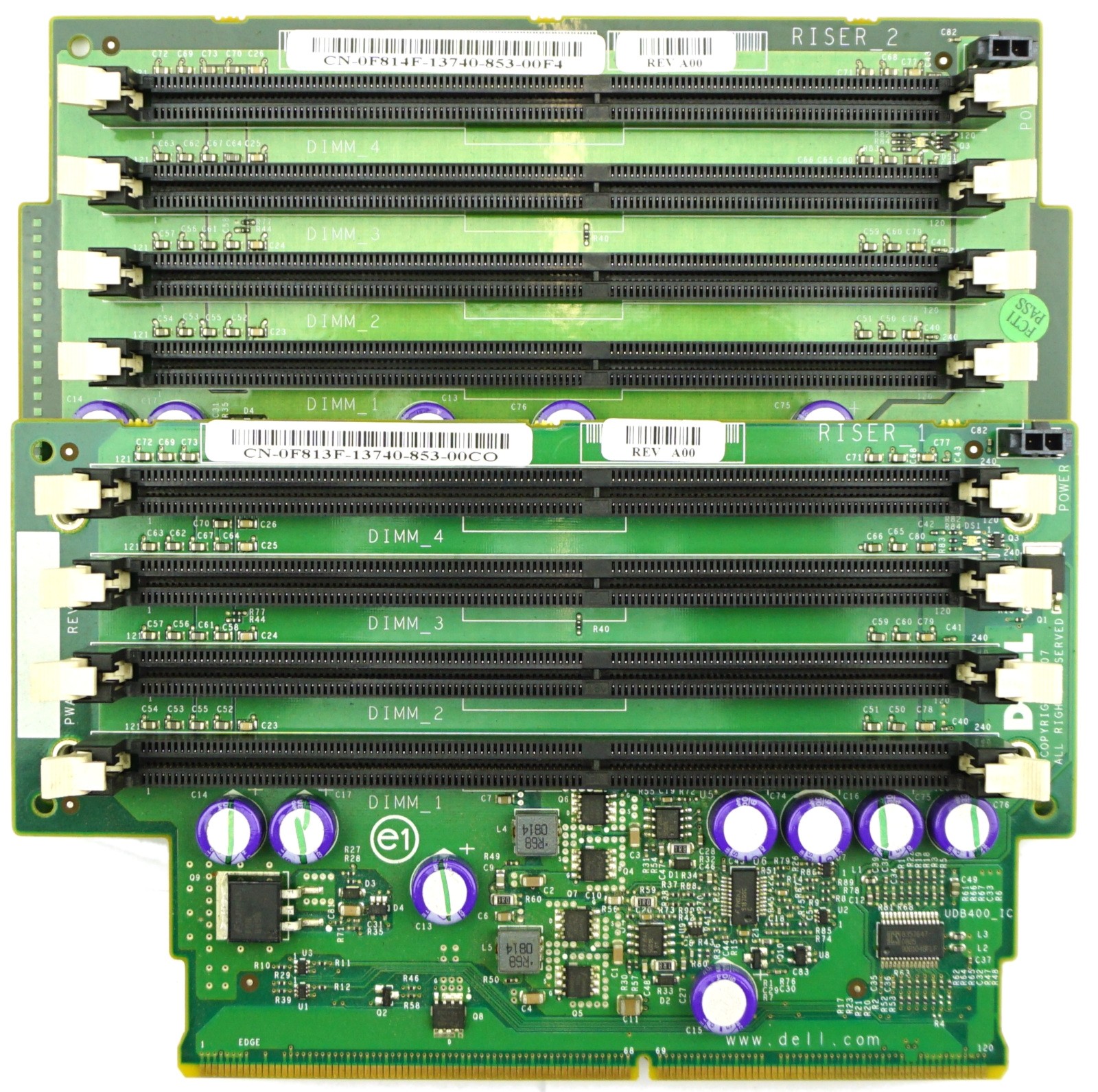 Dell Precision 690, T7400 1+2 Memory Ram Riser