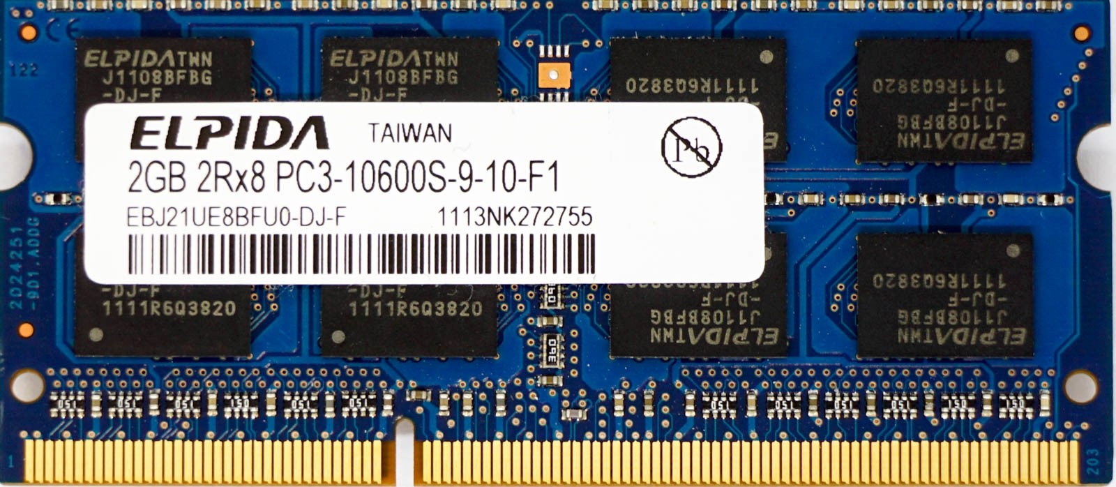 2GB PC3-10600S (2RX8, DDR3-1333MHz)