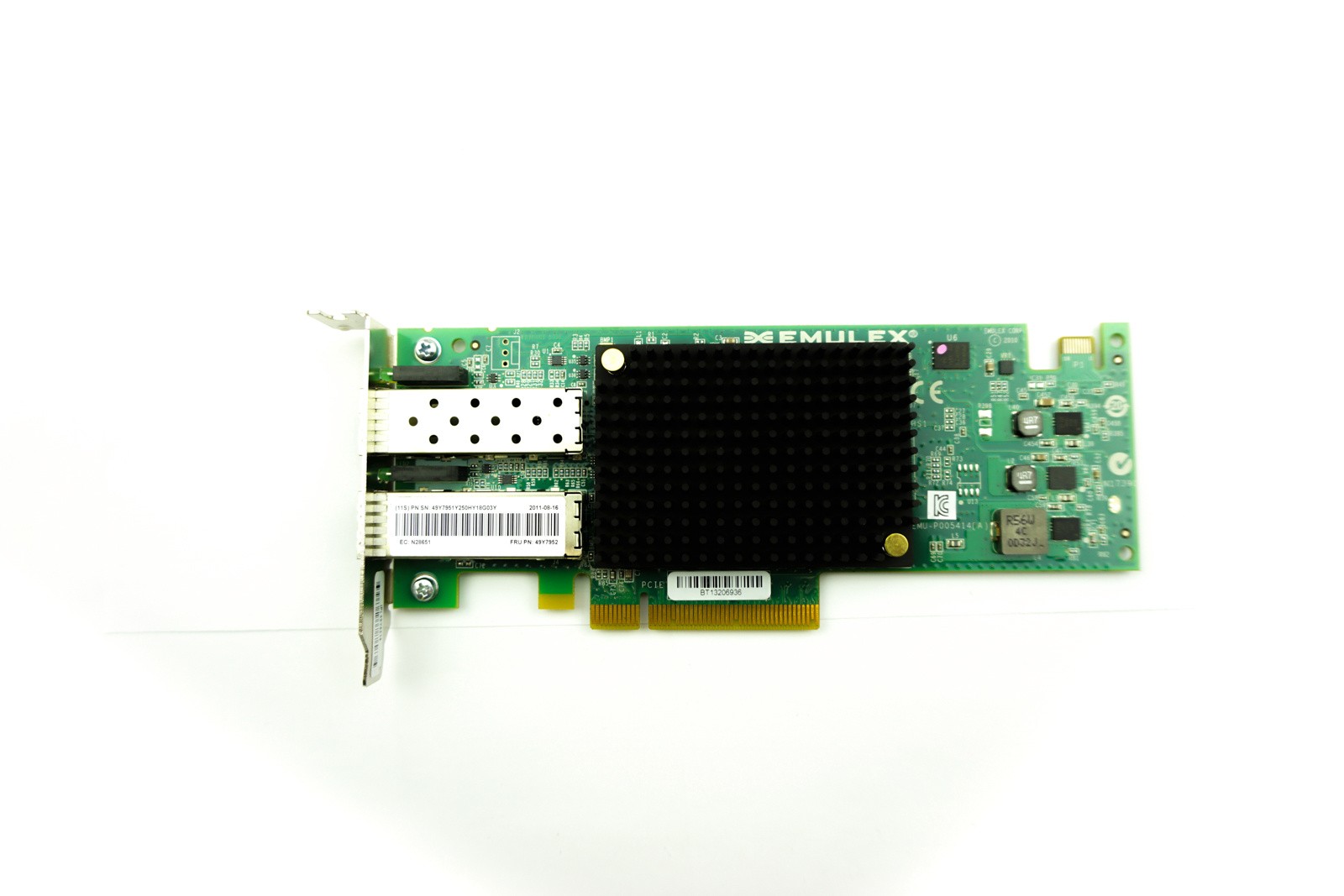 Emulex OCe11102 Dual Port - 10GbE SFP+ Low Profile PCIe-x8 CNA