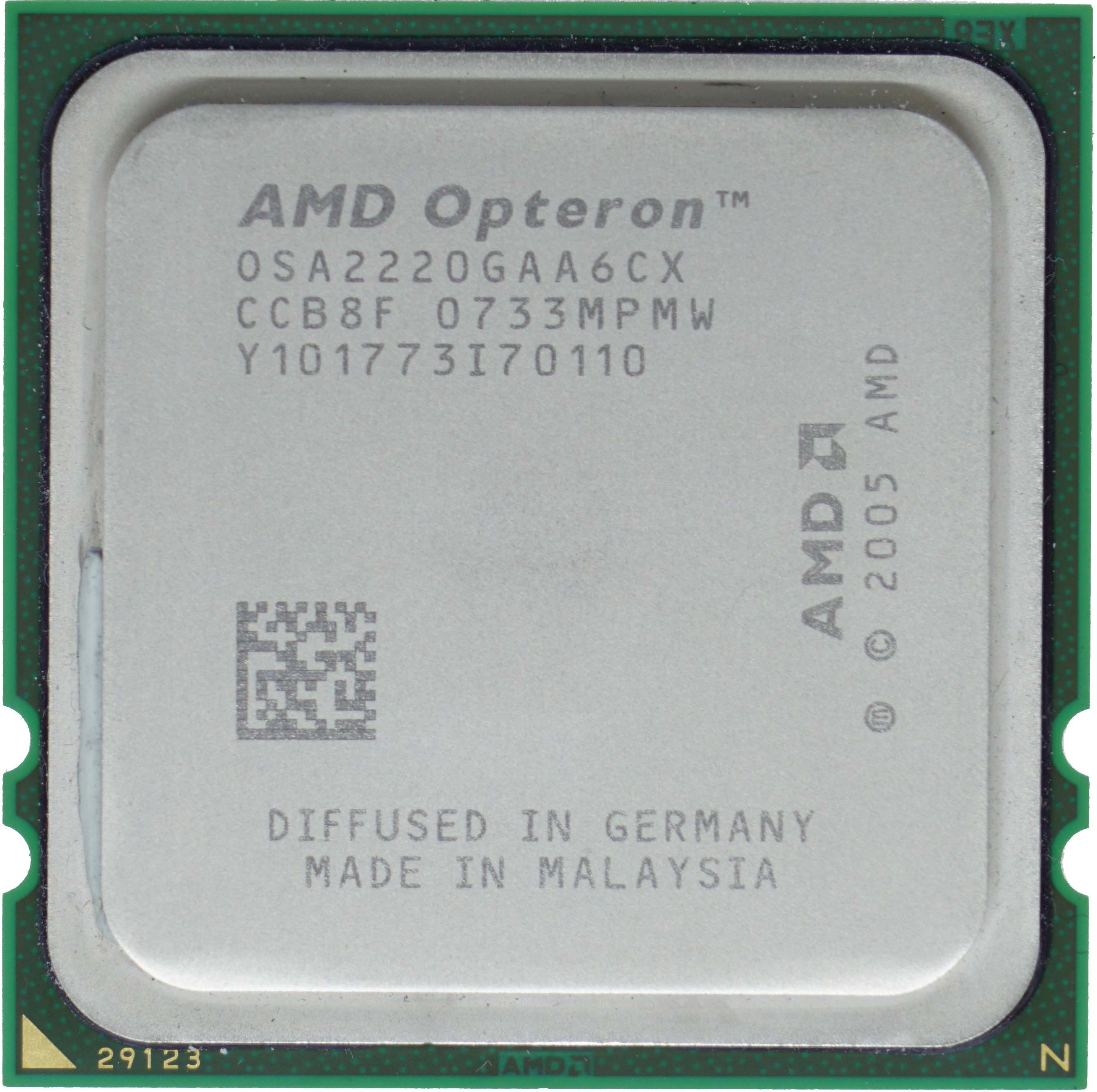 AMD Opteron 2220 2.80Ghz Dual (2) Core CPU