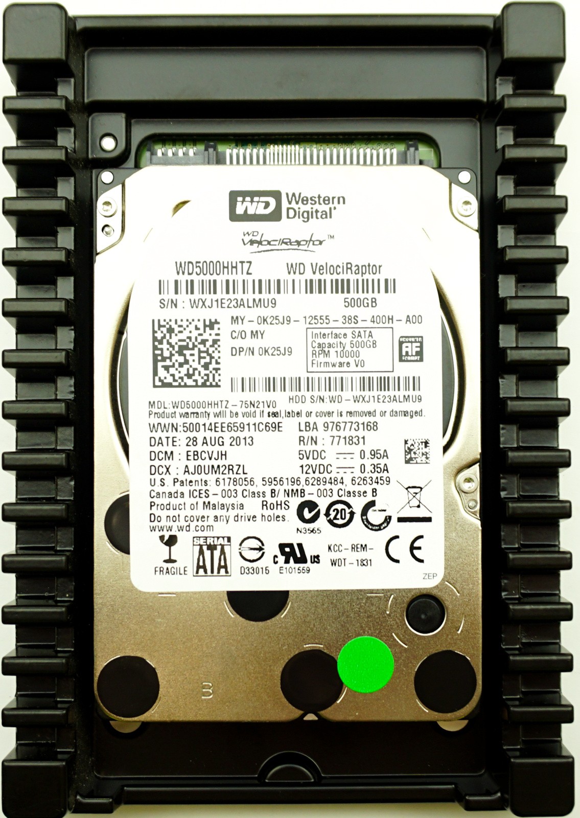Dell (K25J9) 500GB SATA III (LFF) 6Gb/s 10K HDD