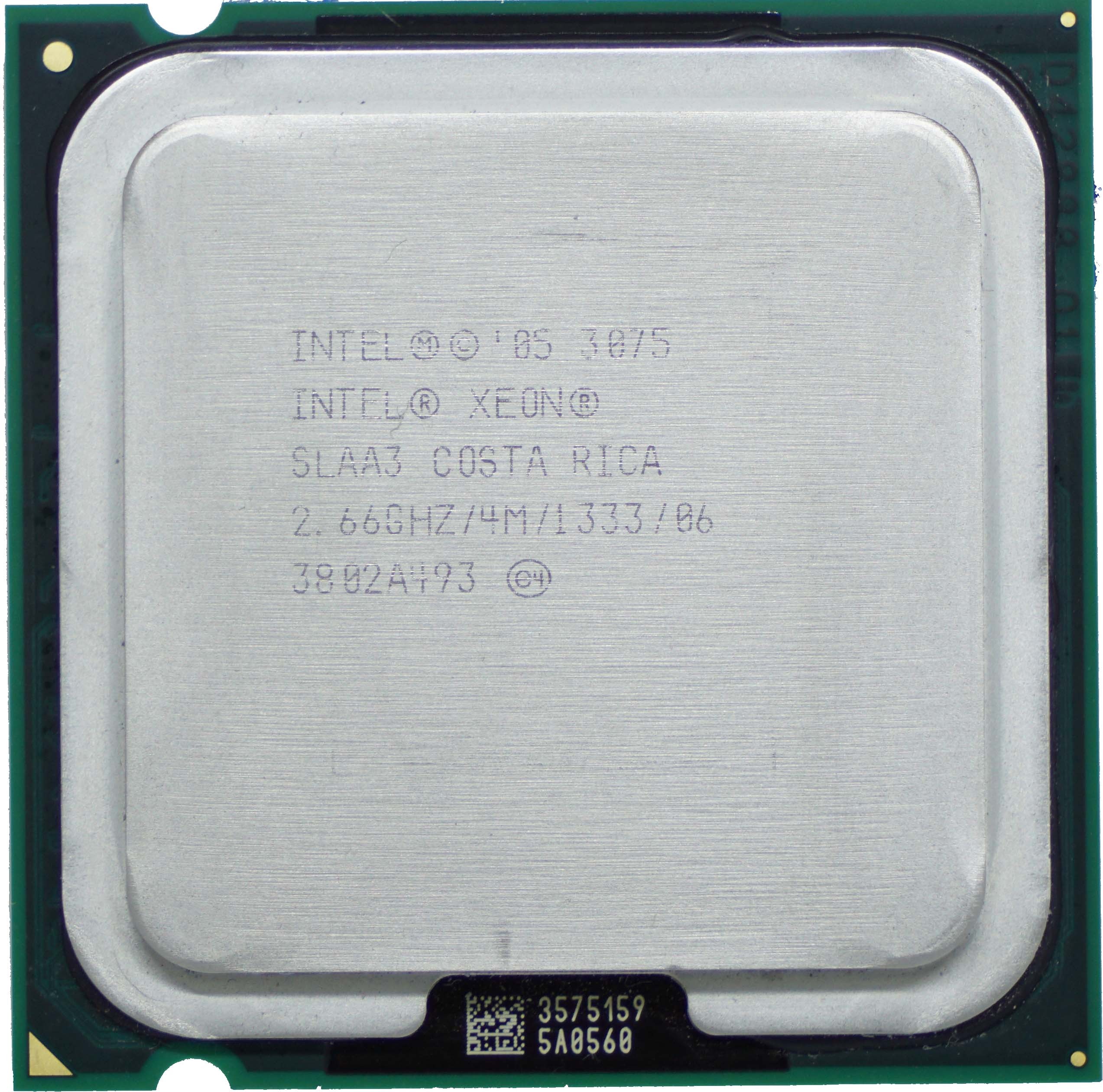 Intel Xeon 3075 (SLAA3) 2-Core 2.66GHz LGA775 4MB 65W CPU Processor