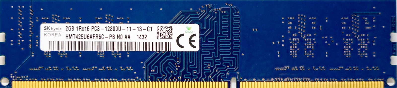 2GB PC3-12800U (DDR3-1600Mhz, 1RX8)