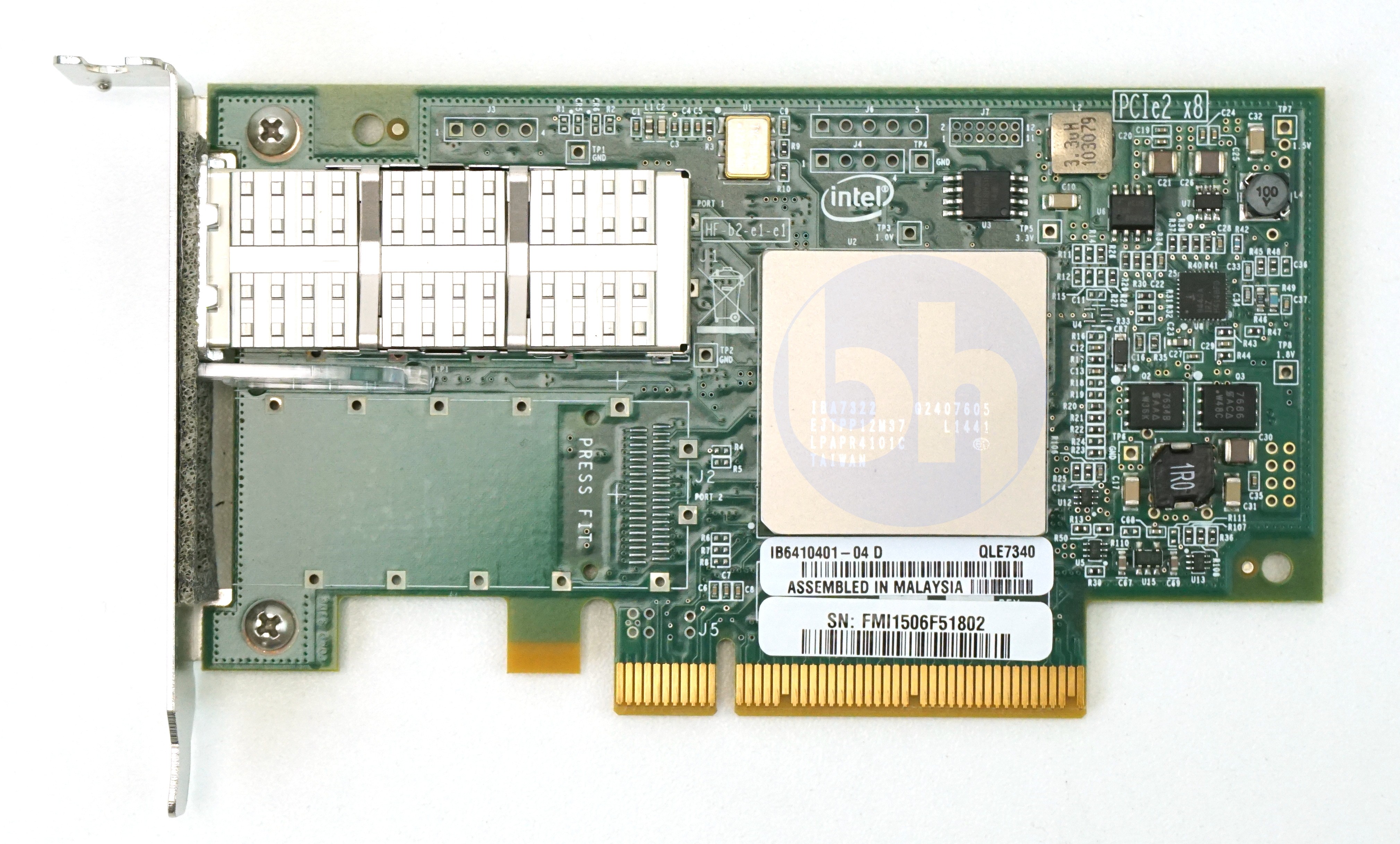 Qlogic QLE7340 Single Port - 40Gbps QSFP Low Profile PCIe-x8 HCA