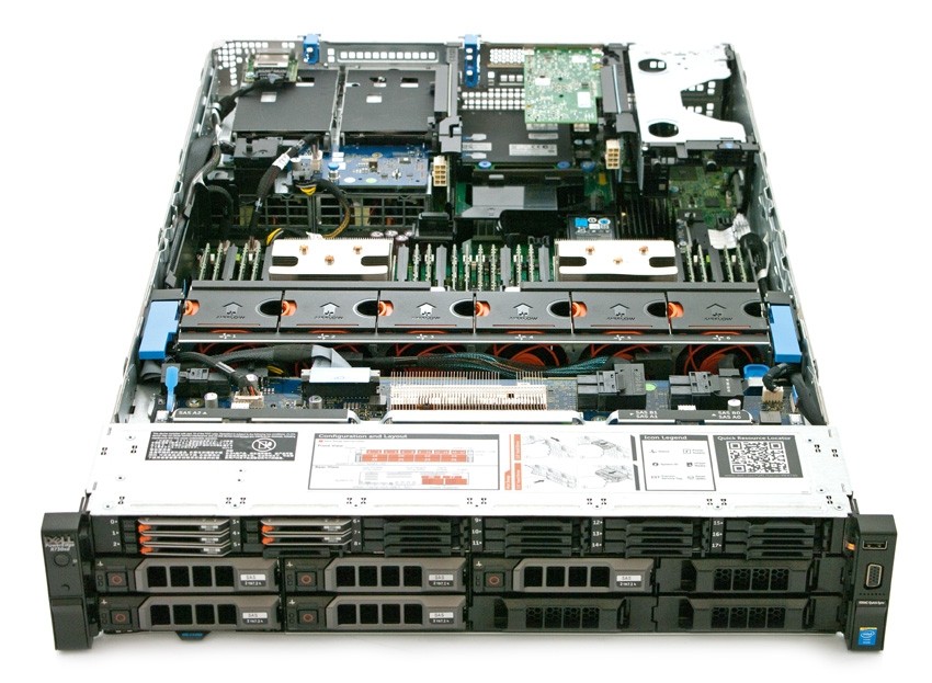 Dell PowerEdge R730xd 2U 12x 3.5" (LFF) 2x 2.5" (SFF) 18x 1.8" (uSATA) - Internal