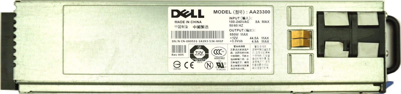 Dell 1850 HS PSU 550W