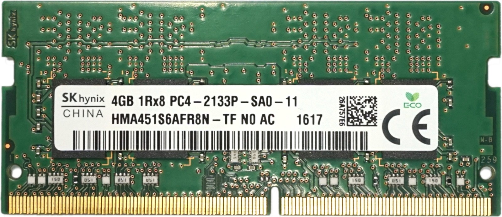 Hynix - 4GB PC4-17000P-S (DDR4-2133Mhz, 1RX8)