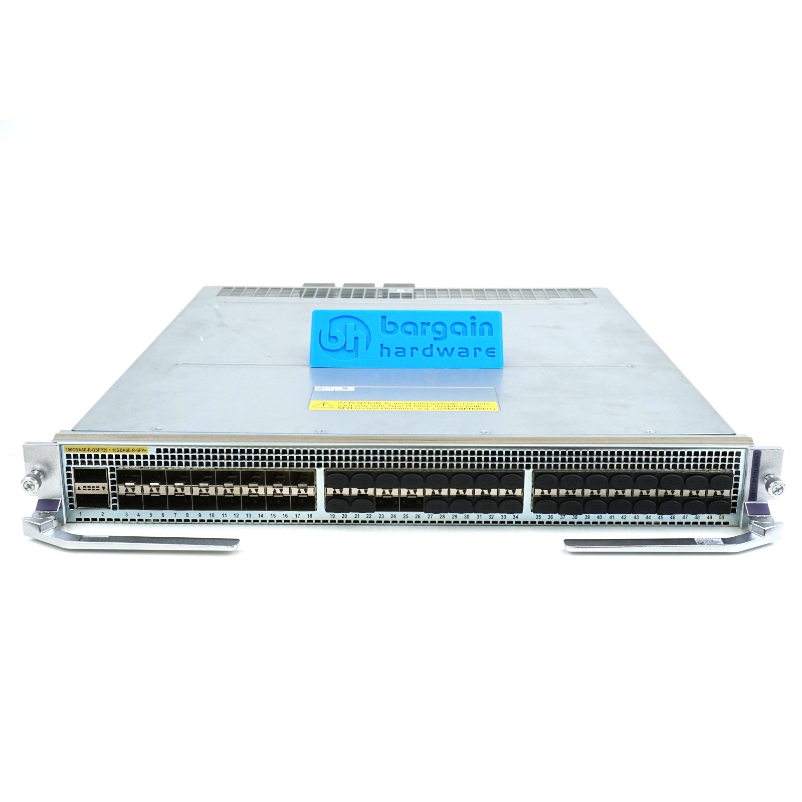 JH360A HPE FlexFabric 12900E 48-port 1/10GbE SFP+ 2-port 100GbE QSFP28 HB Module