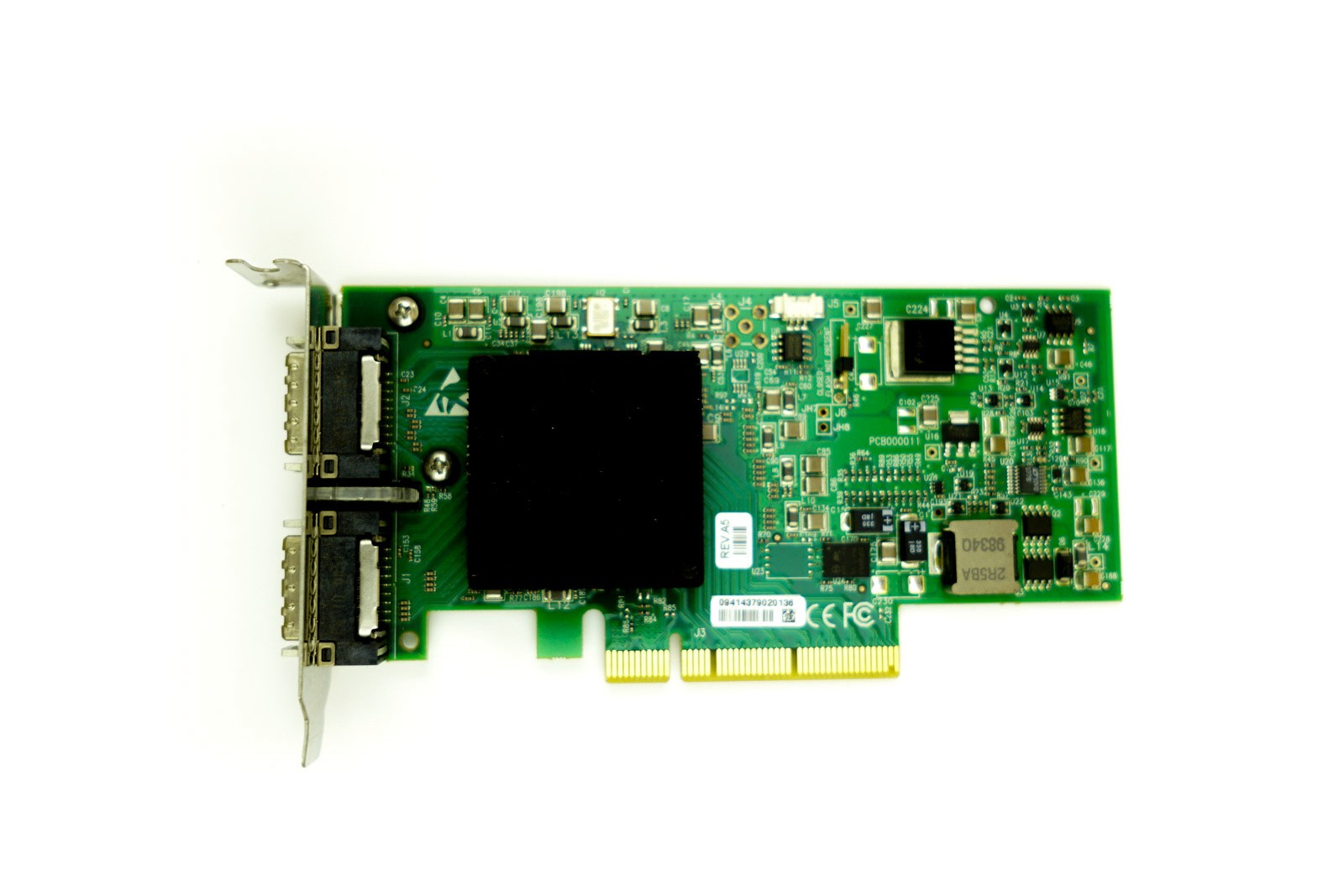 Voltaire 500EX-D Dual Port - 10GbE DDR Low Profile PCIe-x8 HCA