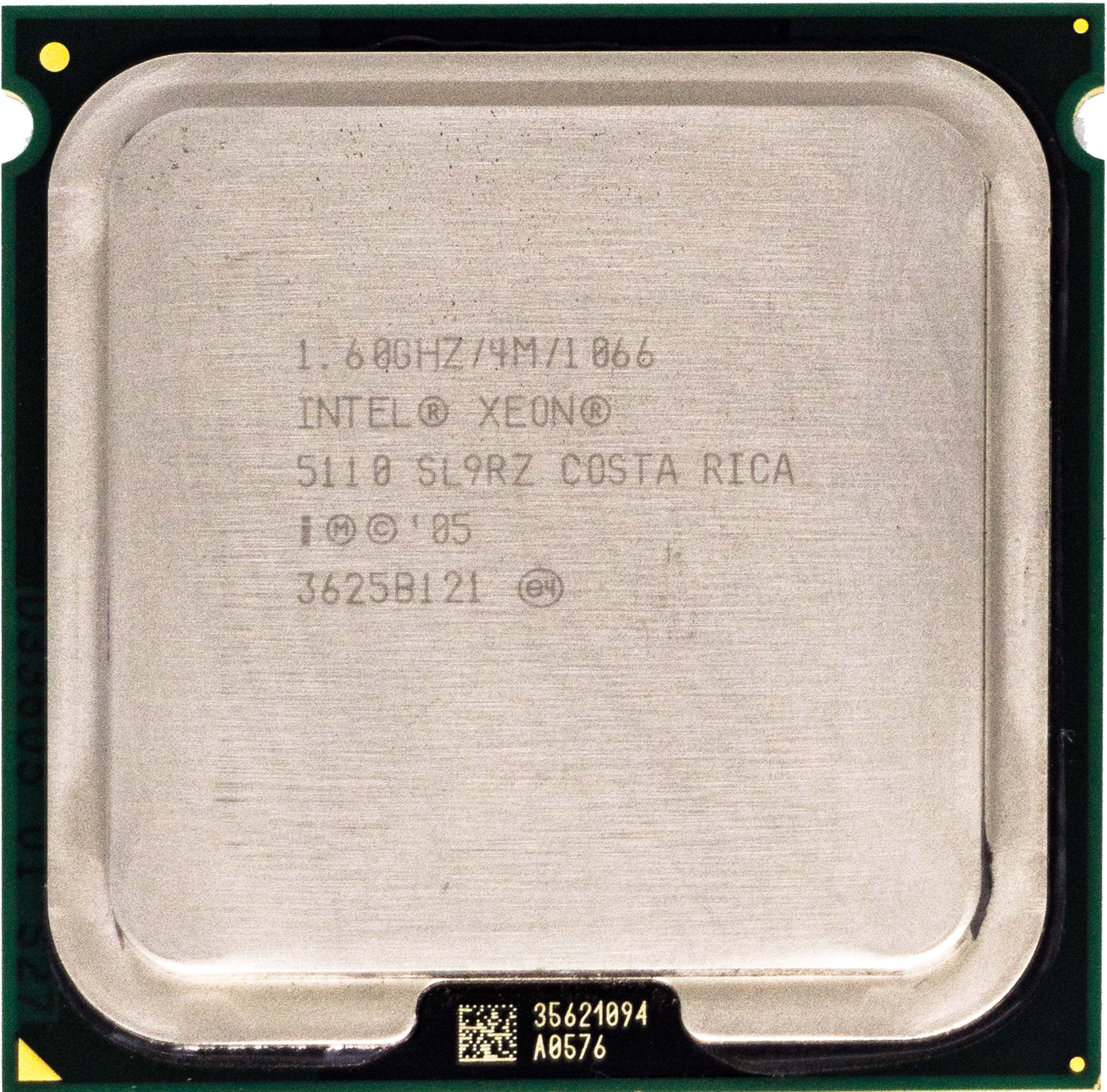 Intel Xeon 5110 (SL9RZ) 2-Core 1.60GHz LGA771 4MB 65W CPU Processor