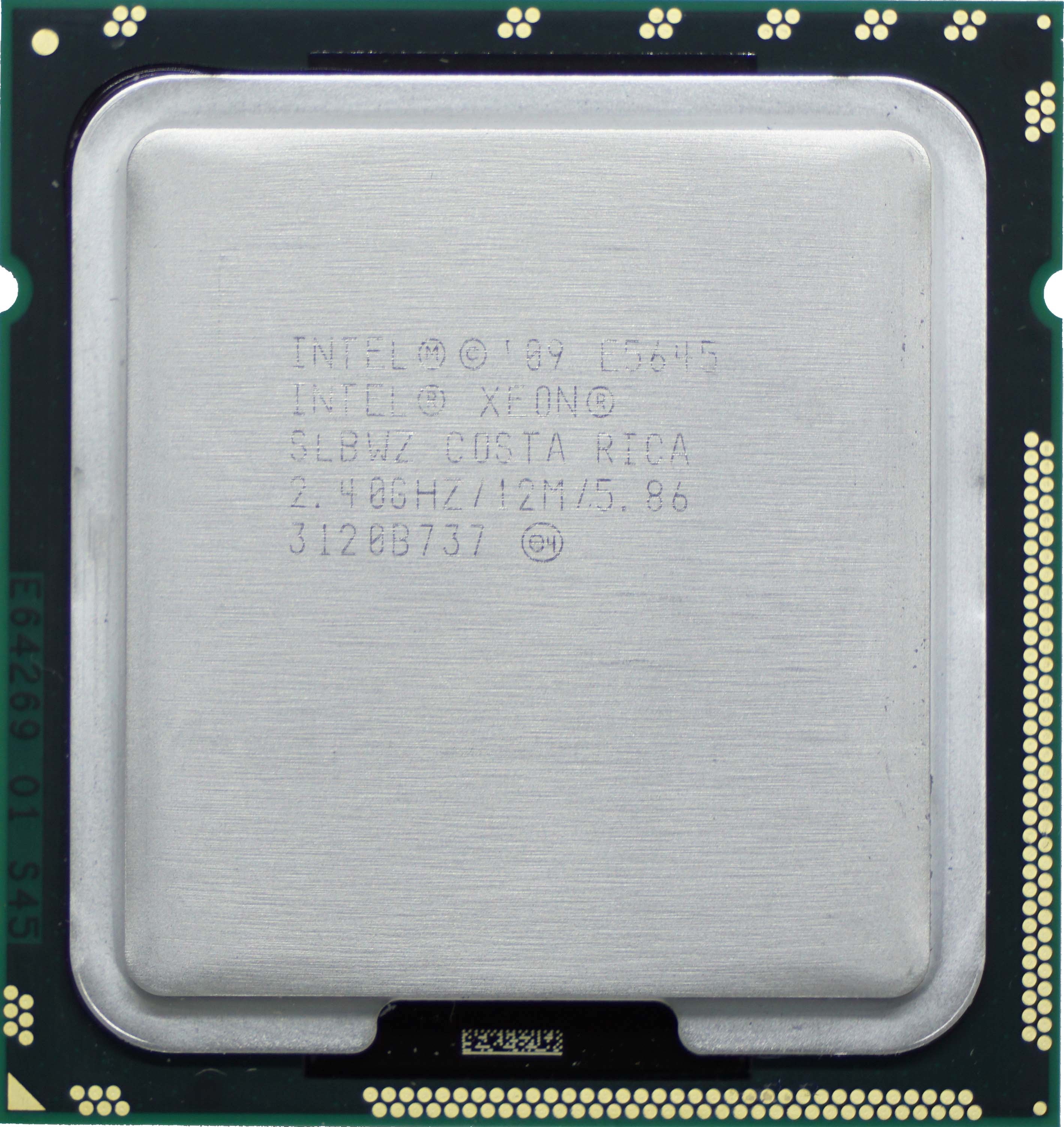 Intel Xeon E5645 (SLBWZ) 2.40Ghz Hexa (6) Core LGA1366 80W CPU