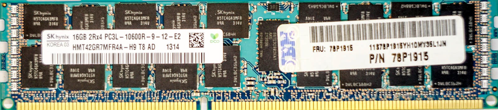 IBM (78P1915) - 16GB PC3L-10600R (DDR3-1333Mhz, 2RX4)