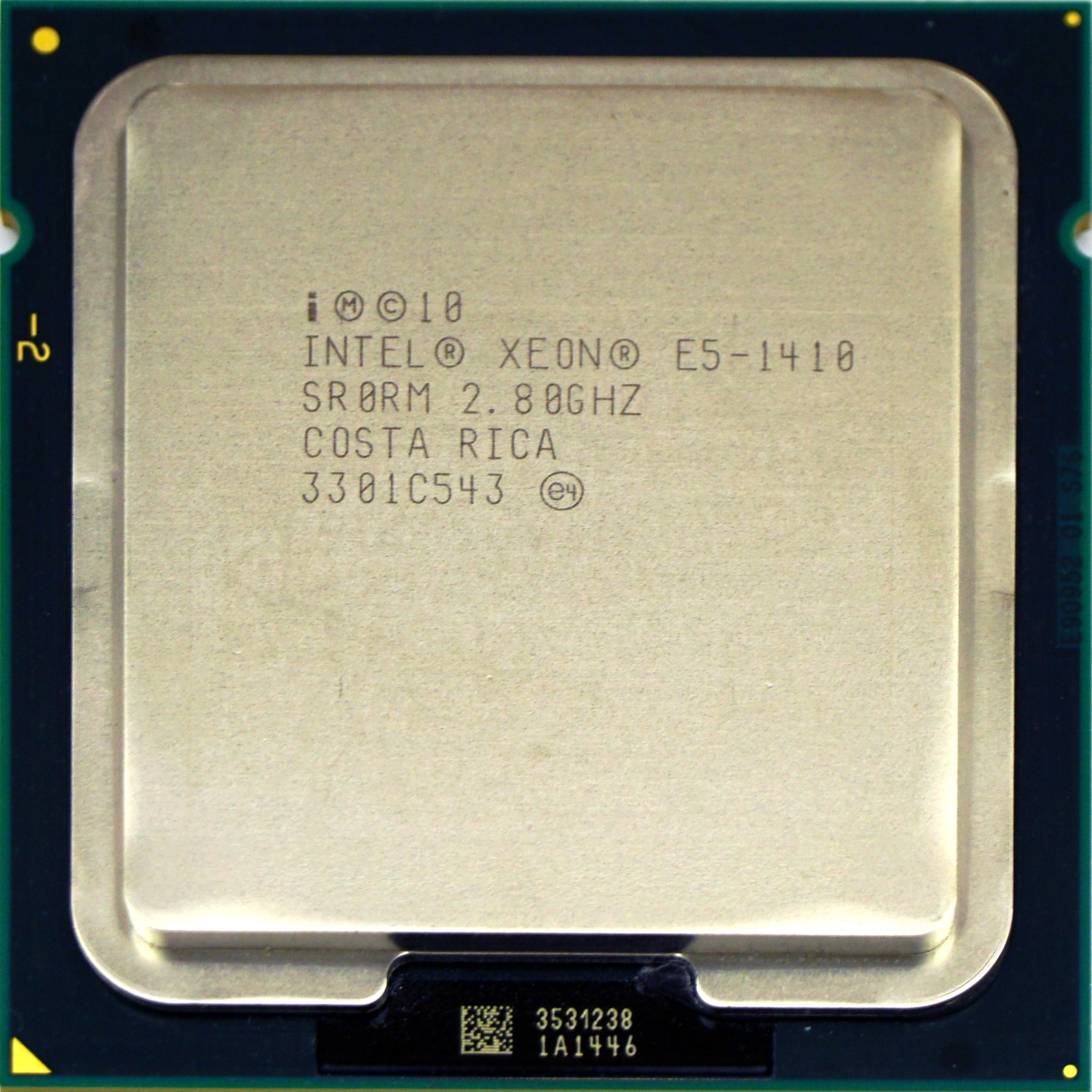 Intel Xeon E5-1410 V1 (SR0RM) - 4-Core 2.80GHz LGA1356 10MB 80W CPU CPU0000277