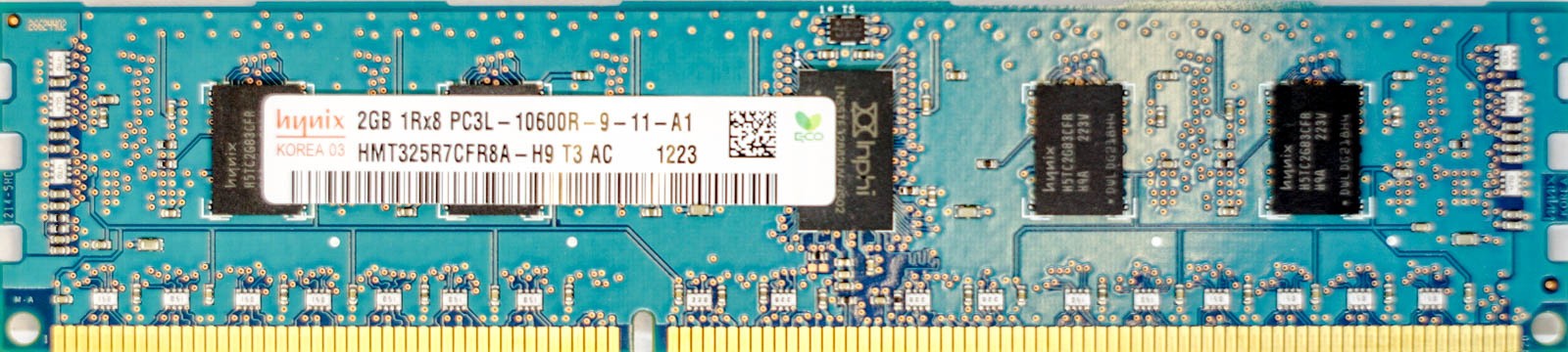 Hynix - 2GB PC3L-10600R (DDR3 Low-Power-1333Mhz, 1RX8)