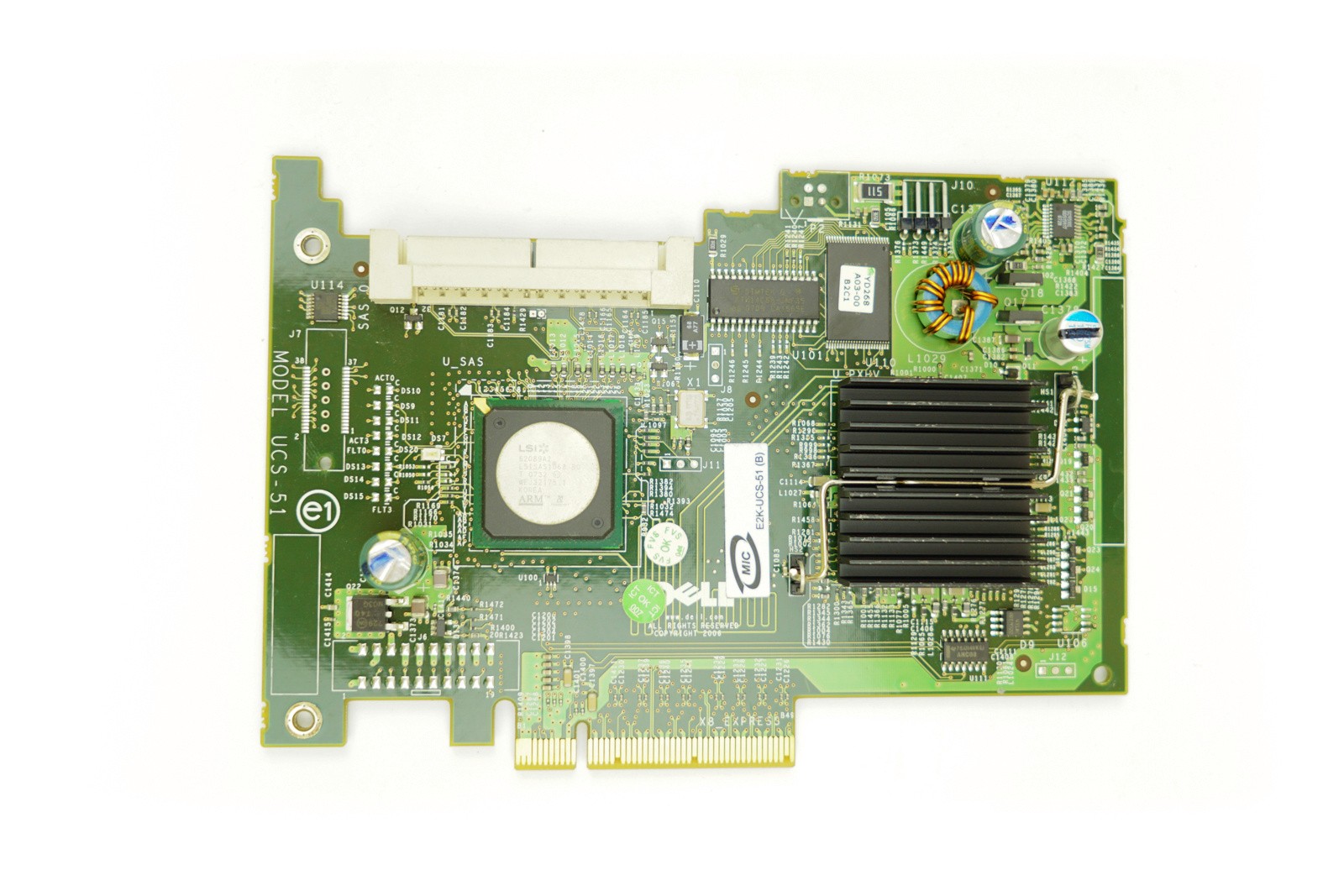 Dell SAS 5/i 9G - Internal PCIe-x8 RAID Controller Card