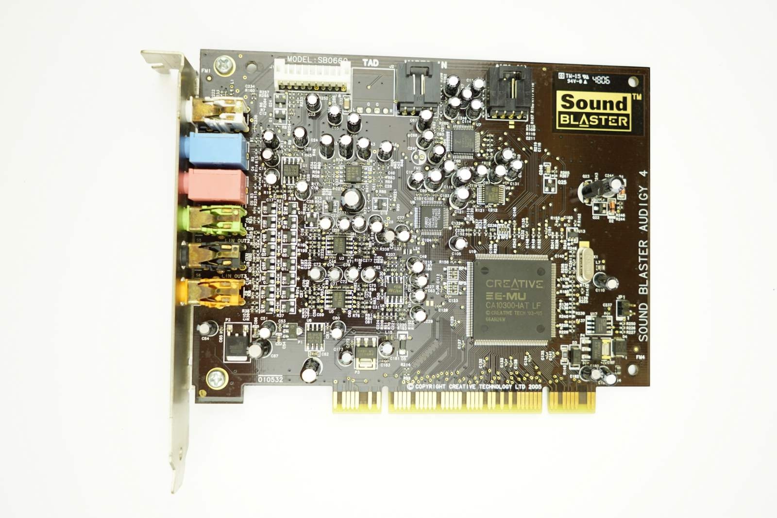 Creative Soundblaster SB0660 - PCI Full Height Sound Card