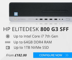 Configure HP EliteDesk 800 G3